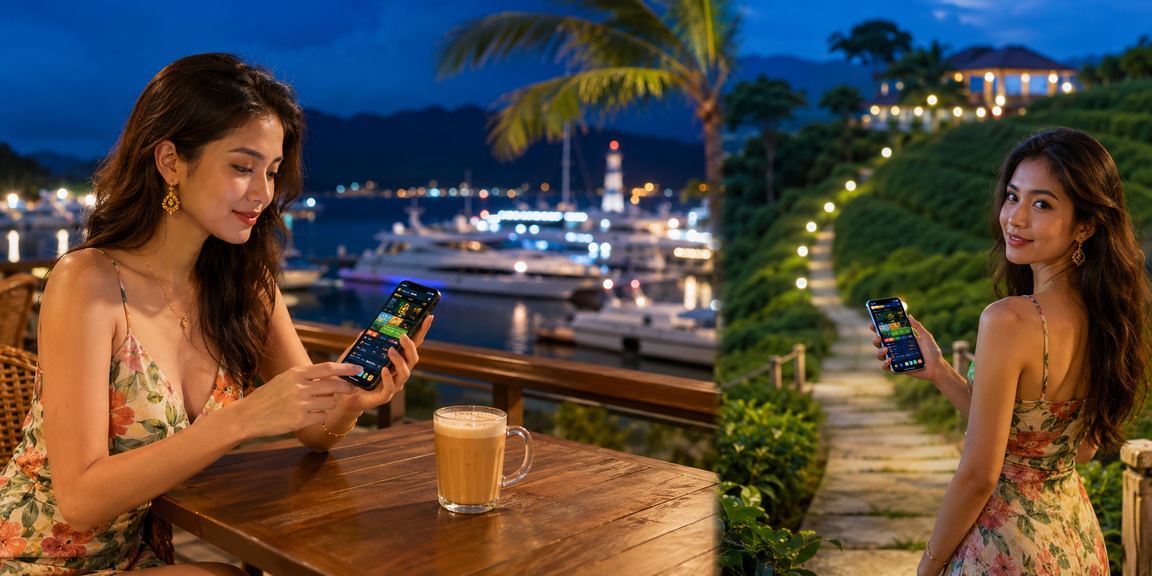 Pengunjung Langkawi bermain kasino mudah alih m13win dengan peluang jackpot