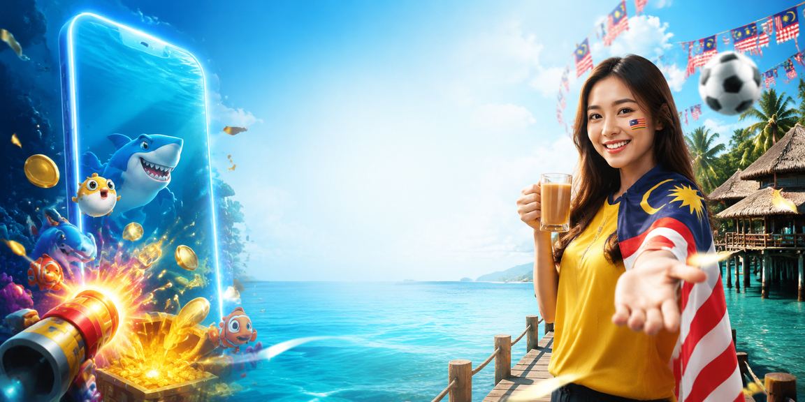 Pemain Sabah meneroka permainan tembak ikan m13win menggunakan bonus selamat datang